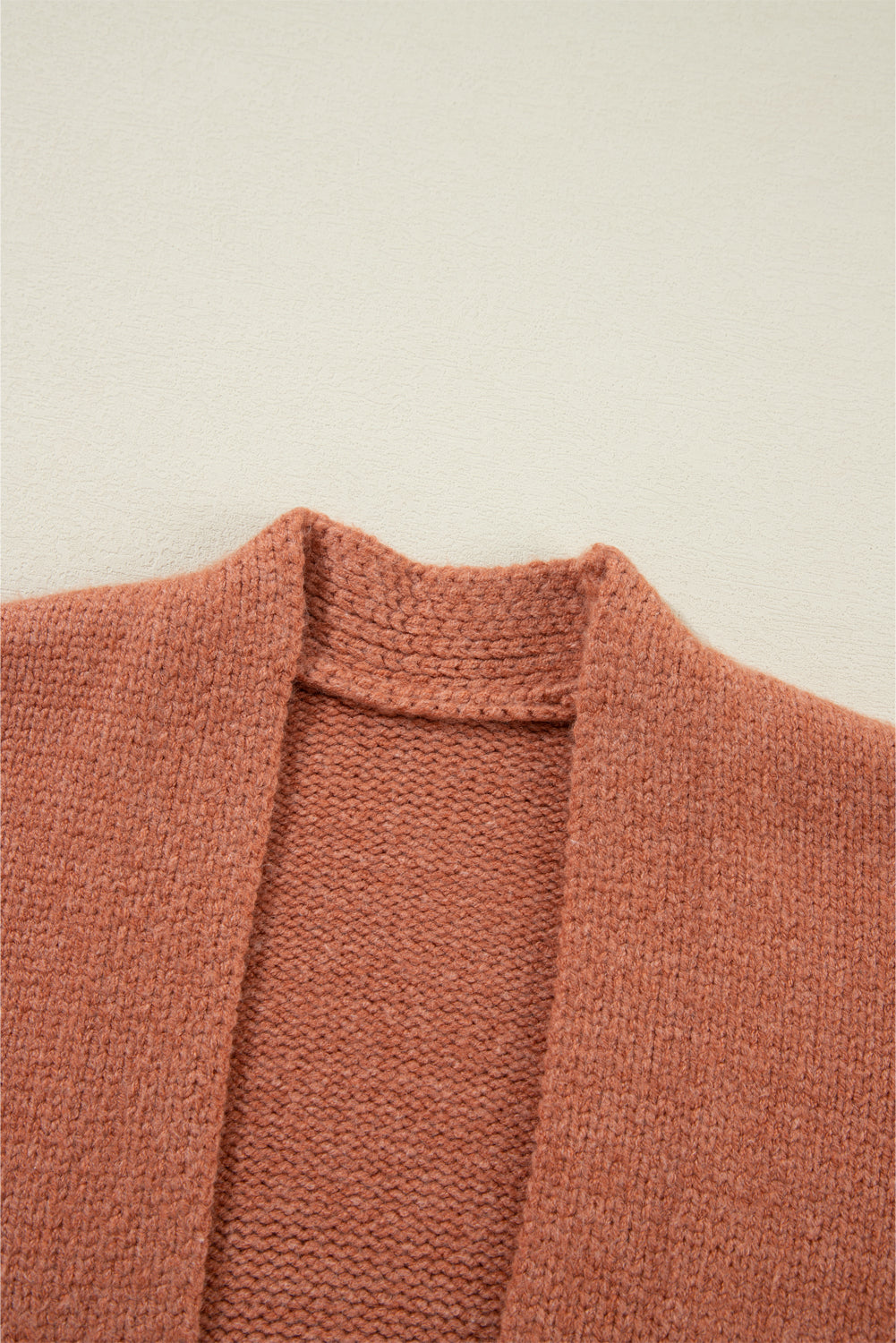 Slit Open Front Dropped Shoulder Cardigan - Charming Charlie