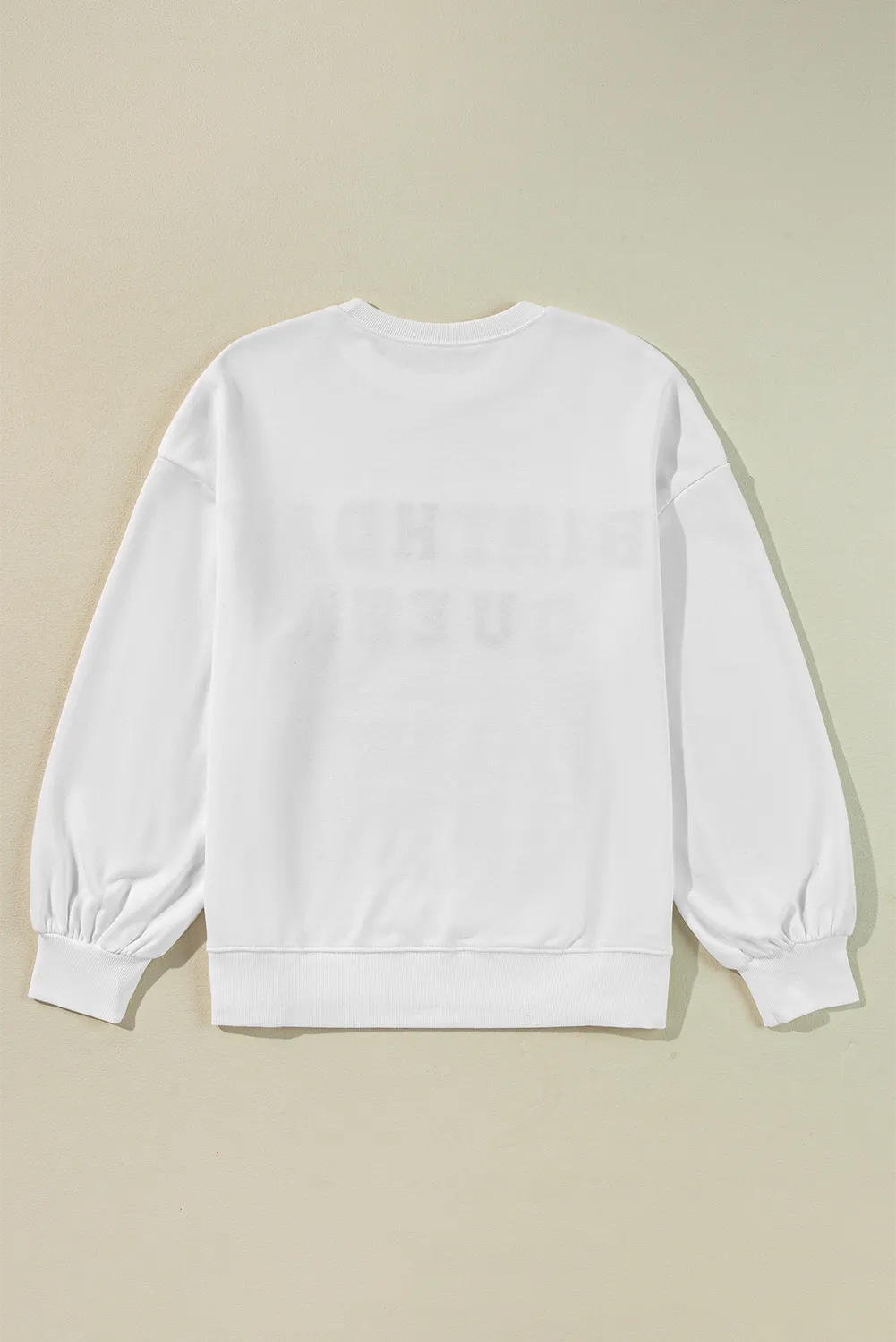 BIRTHDAY QUEEN Sequin Round Neck Long Sleeve Sweatshirt - Charming Charlie