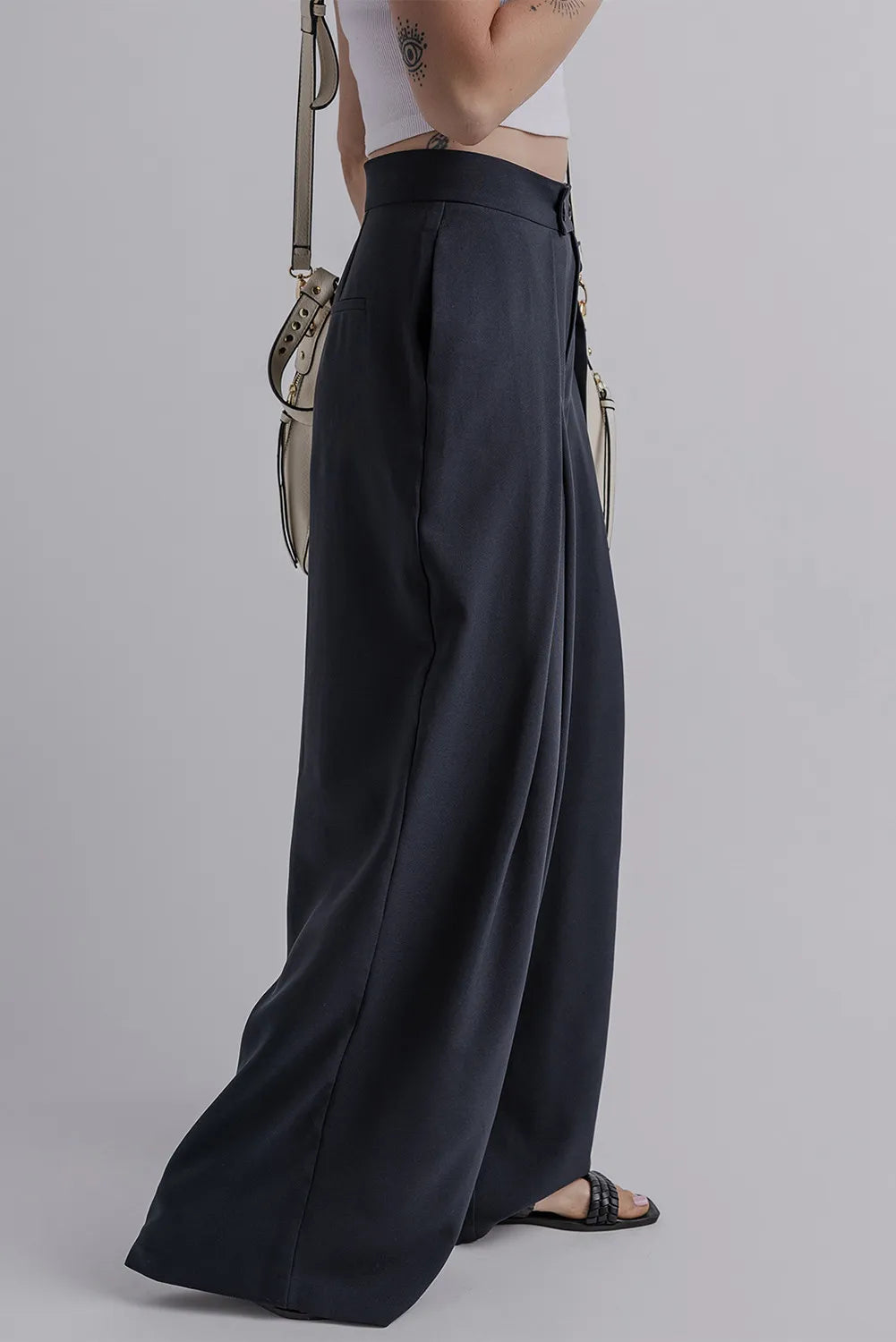 Wide Leg Pants with Pockets - Charming Charlie