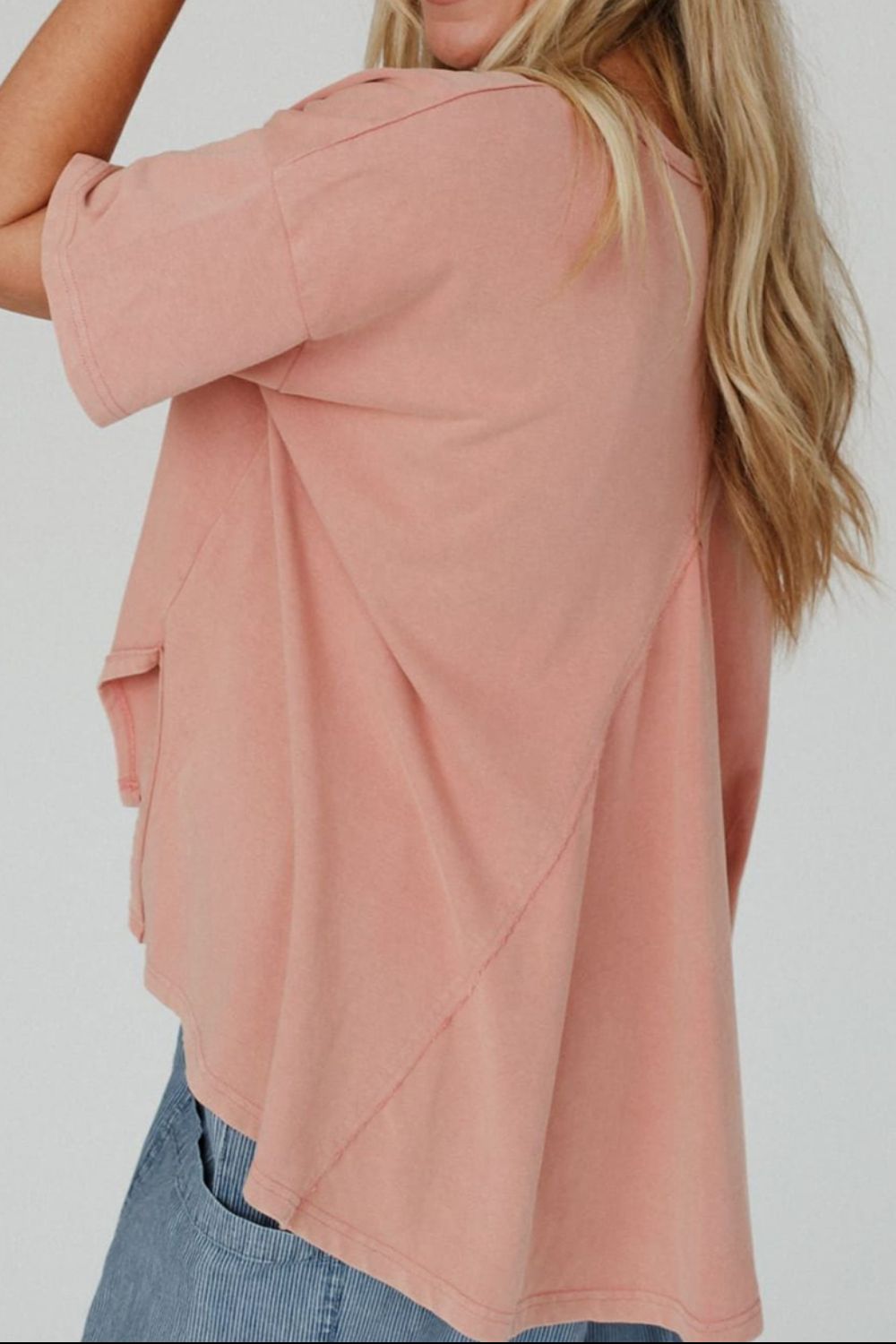 Studded Star Round Neck Short Sleeve T-Shirt - Charming Charlie