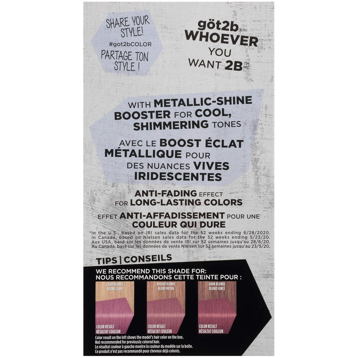 Got2b Metallics Permanent Hair Color, M84 Sakura Pink - Charming Charlie