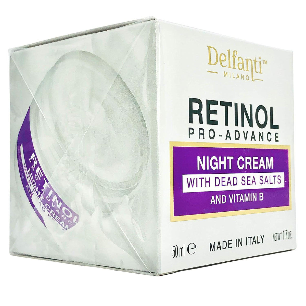 Delfanti Milano • RETINOL PRO-ADVANCE NIGHT CREAM • with dead sea minerals and vitamin B • Made in Italy - Charming Charlie