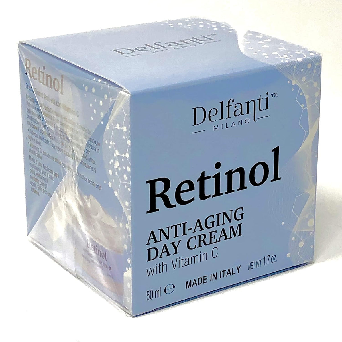 Delfanti-Milano • RETINOL ANTI-AGING Day Face Cream • with Vitamin C • Made in Italy - Charming Charlie
