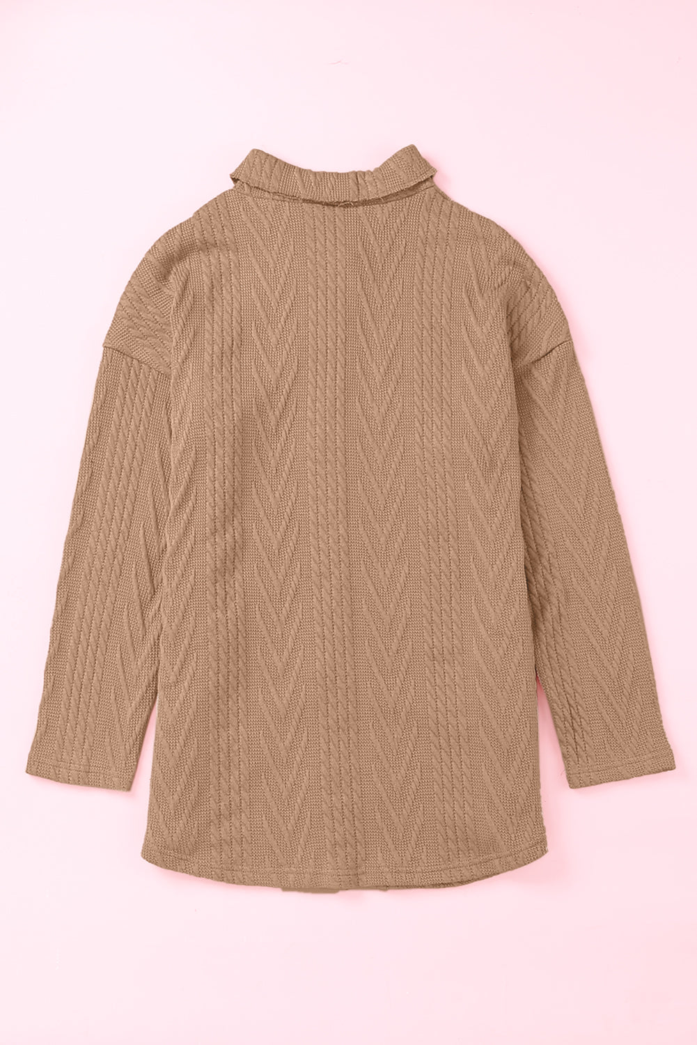 Button Up Drop Shoulder Jacket - Charming Charlie