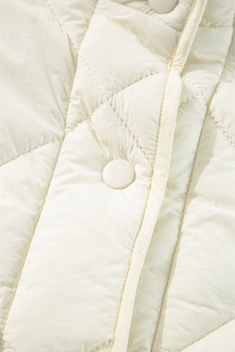 Snap Down Texture Vest Coat with Pockets - Charming Charlie