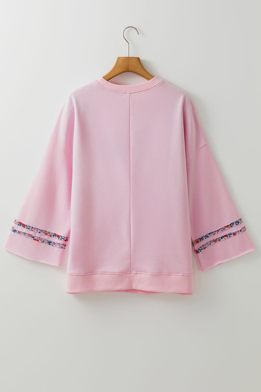 Peace Patch Round Neck Long Sleeve Top - Charming Charlie