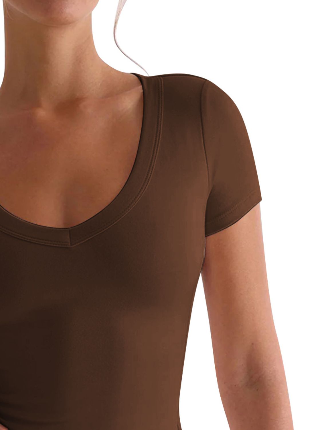 Lovelet Scoop Neck Short Sleeve T-Shirt - Charming Charlie