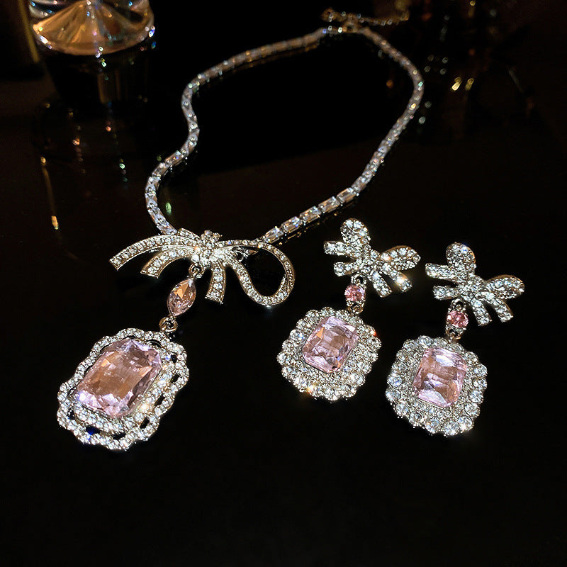 Alloy Crystal Geometric Dangle Earrings - Charming Charlie