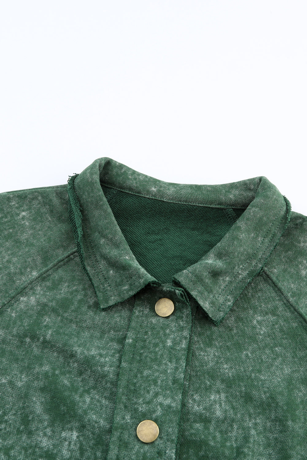 Snap Down Flap Pocket Long Sleeve Shacket - Charming Charlie