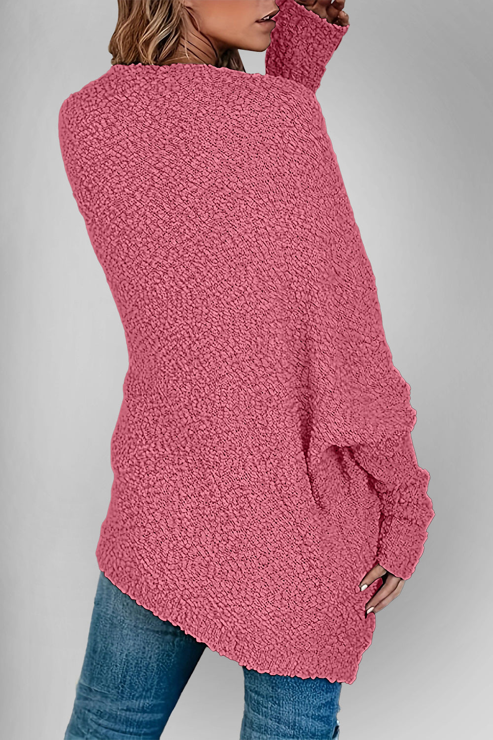 Double Take Pocketed Open Front Long Sleeve Cardigan - Charming Charlie