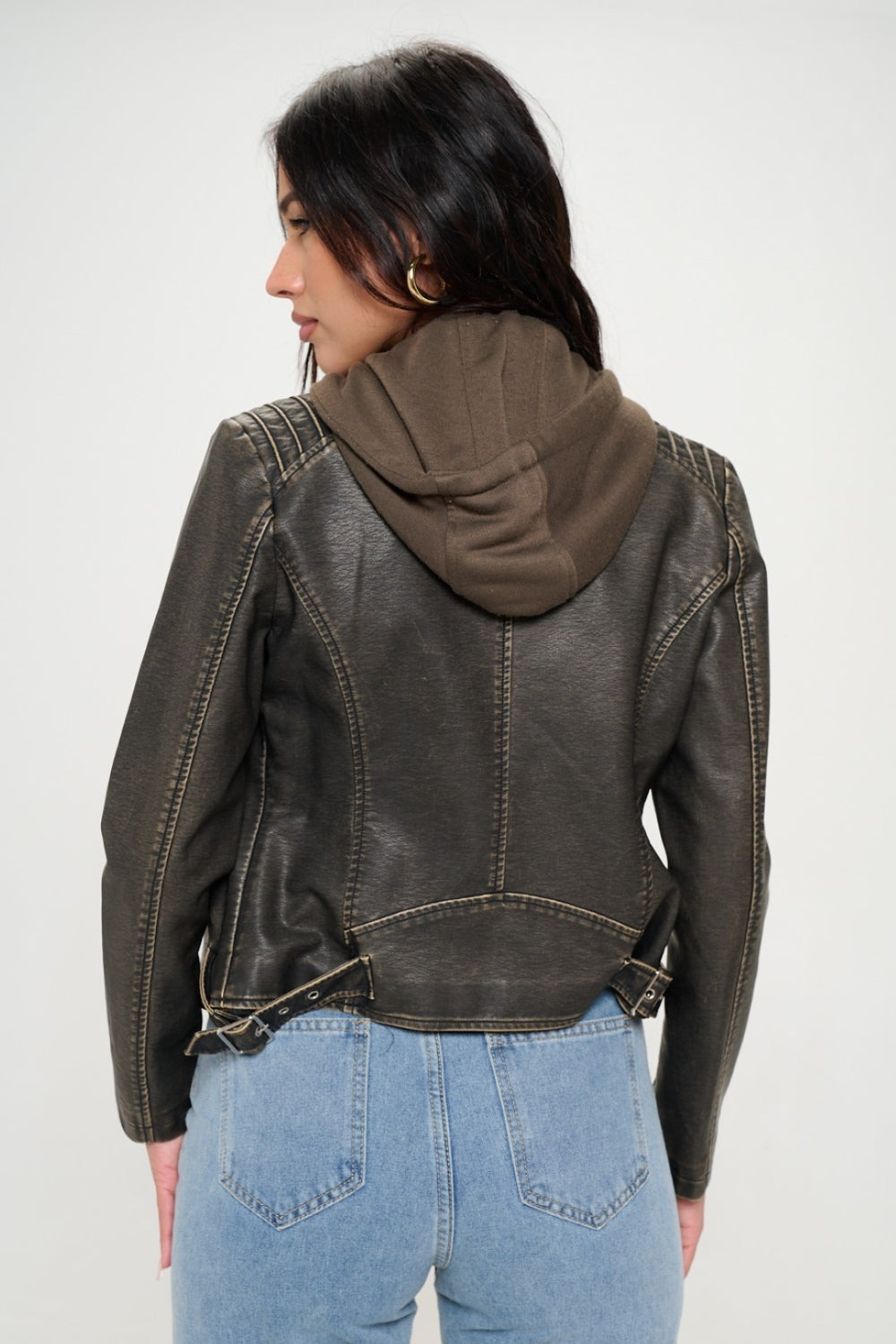 Coalition LA Zip Up Hooded Jacket - Charming Charlie