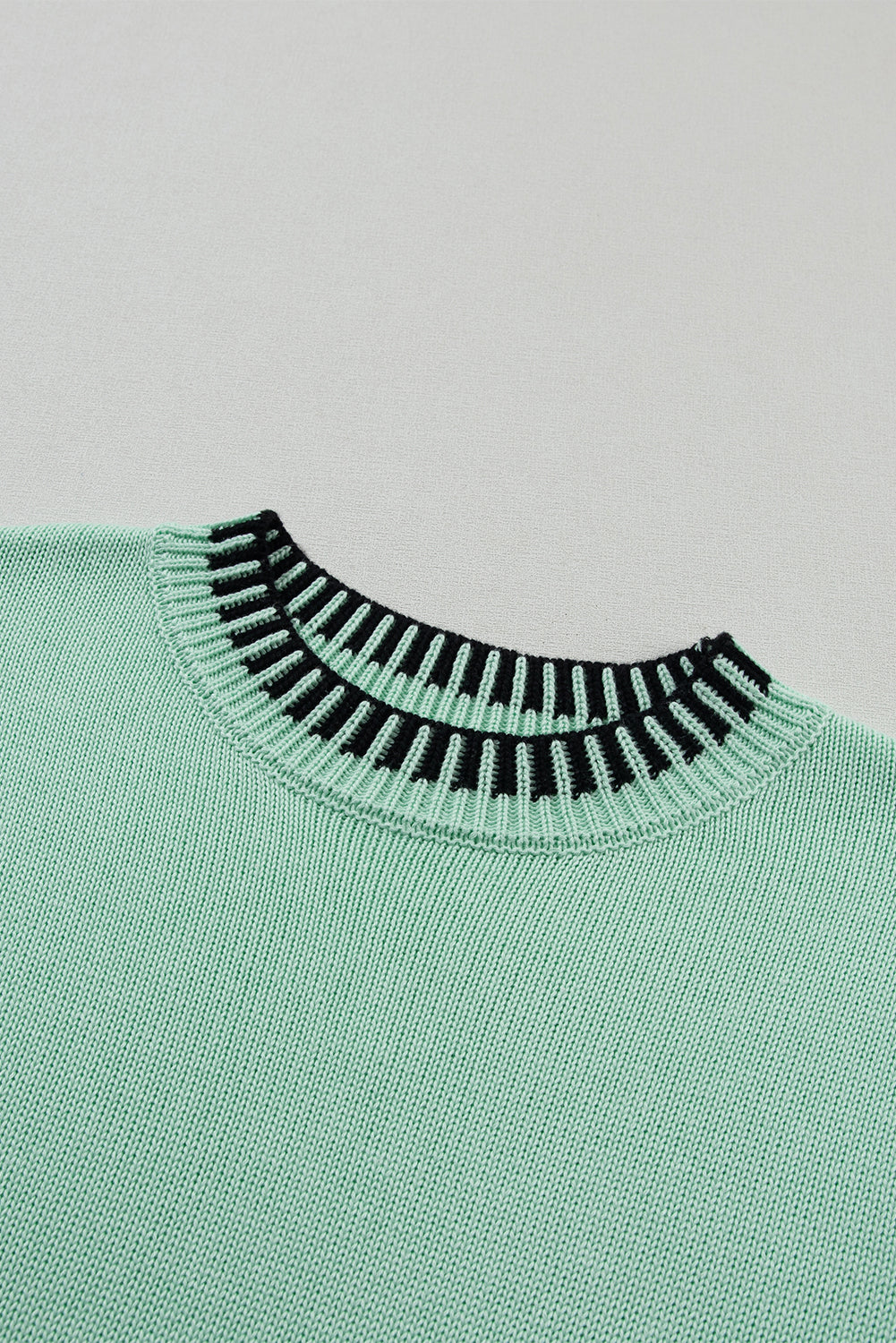 Round Neck Short Sleeve Knit Top - Charming Charlie