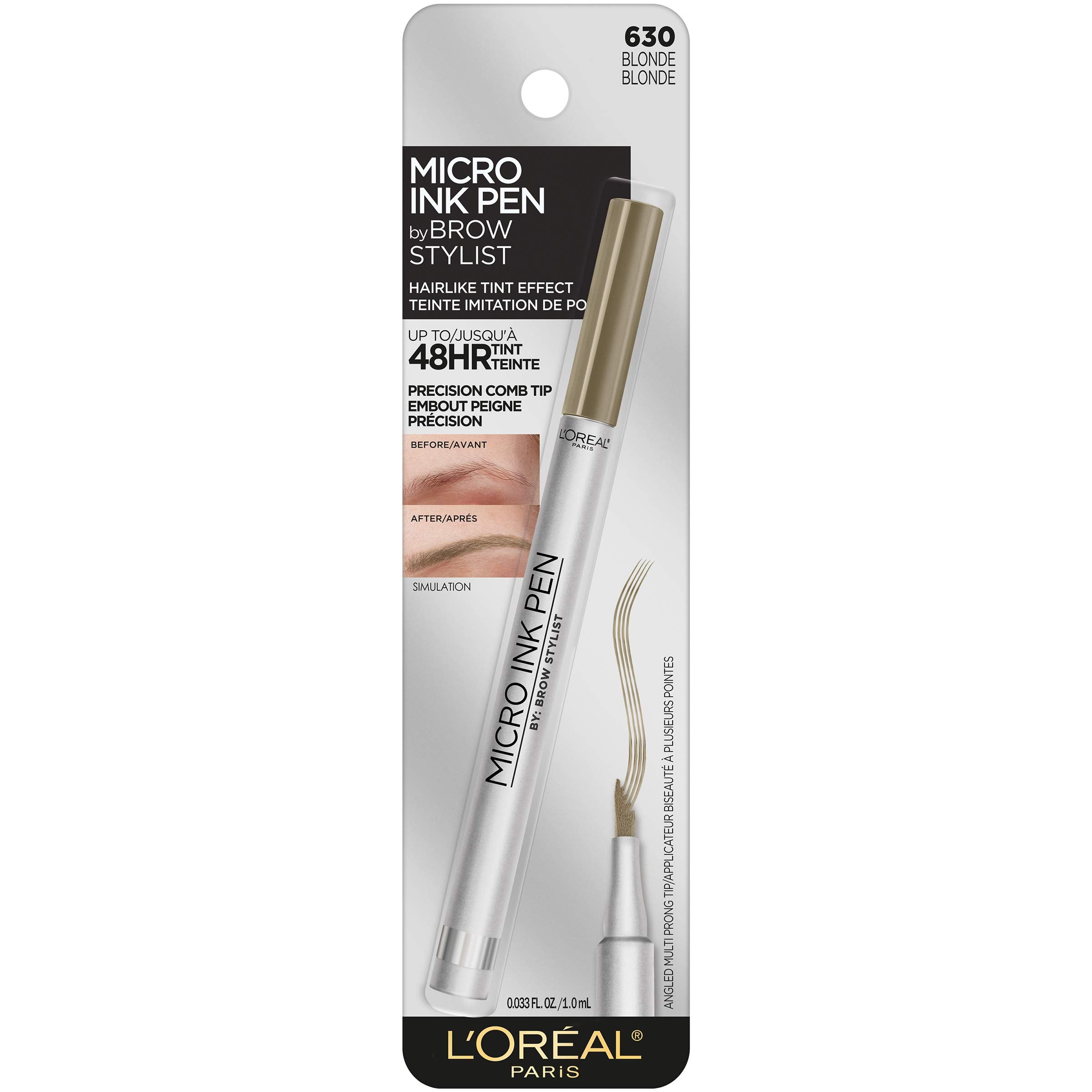 L'Oreal Paris Brow Stylist Micro Ink Pen by Brow Stylist, Up to 48HR Wear - Charming Charlie