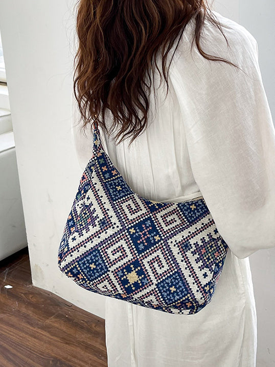 Geometric Adjustable Strap Crossbody Bag - Charming Charlie