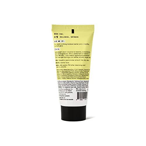 Versed Weekend Glow Daily Brightening Moisturizer - Vegan Lightweight Vitamin C Moisturizer with Cloudberry Seed Oil - Hydrating Face Moisturizer for Discoloration & Uneven Texture (2oz) - Charming Charlie