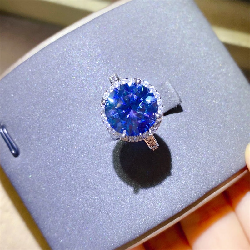 5 Carat Moissanite 925 Sterling Silver Ring - Charming Charlie