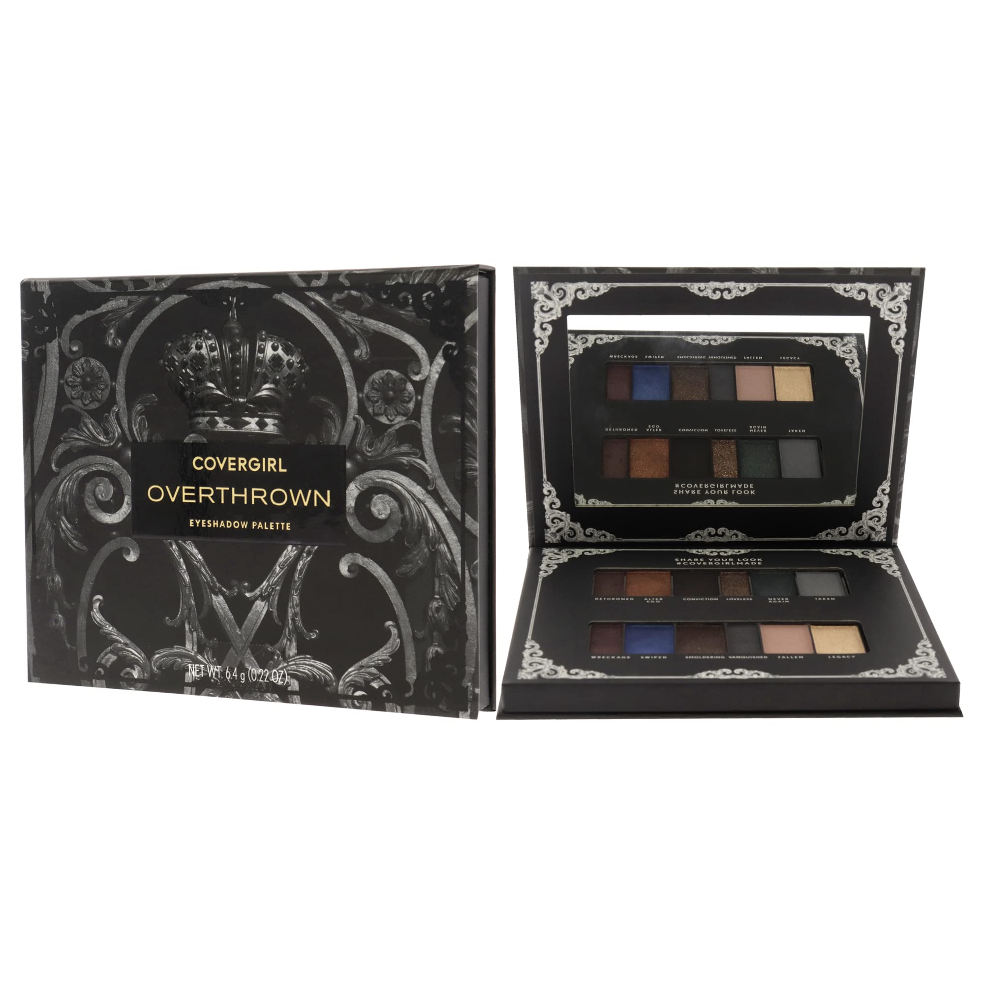 COVERGIRL COVERGIRL eyeshadow palette, overthrown, 6 Fl Ounce - Charming Charlie