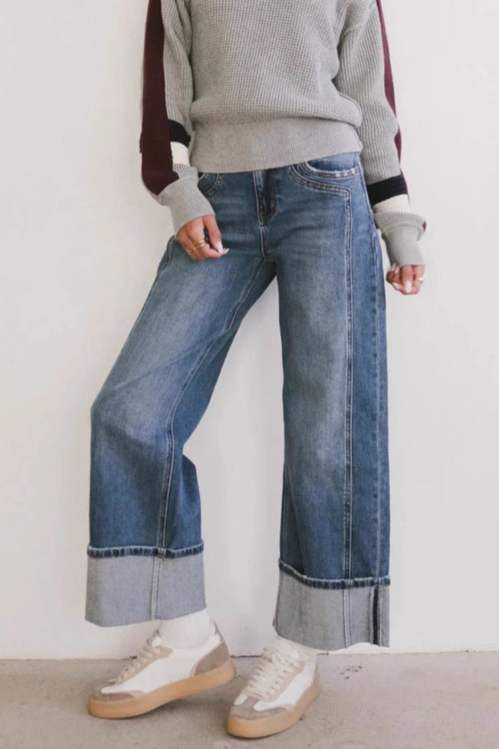 Straight Leg Jeans with Pockets - Charming Charlie