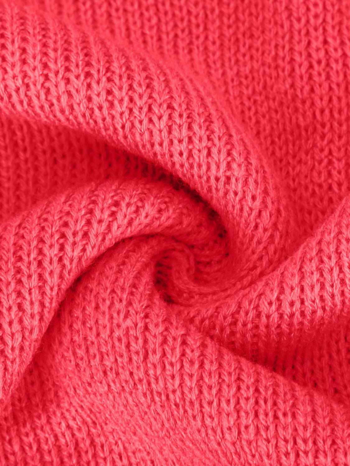 Round Neck Long Sleeve Sweater - Charming Charlie