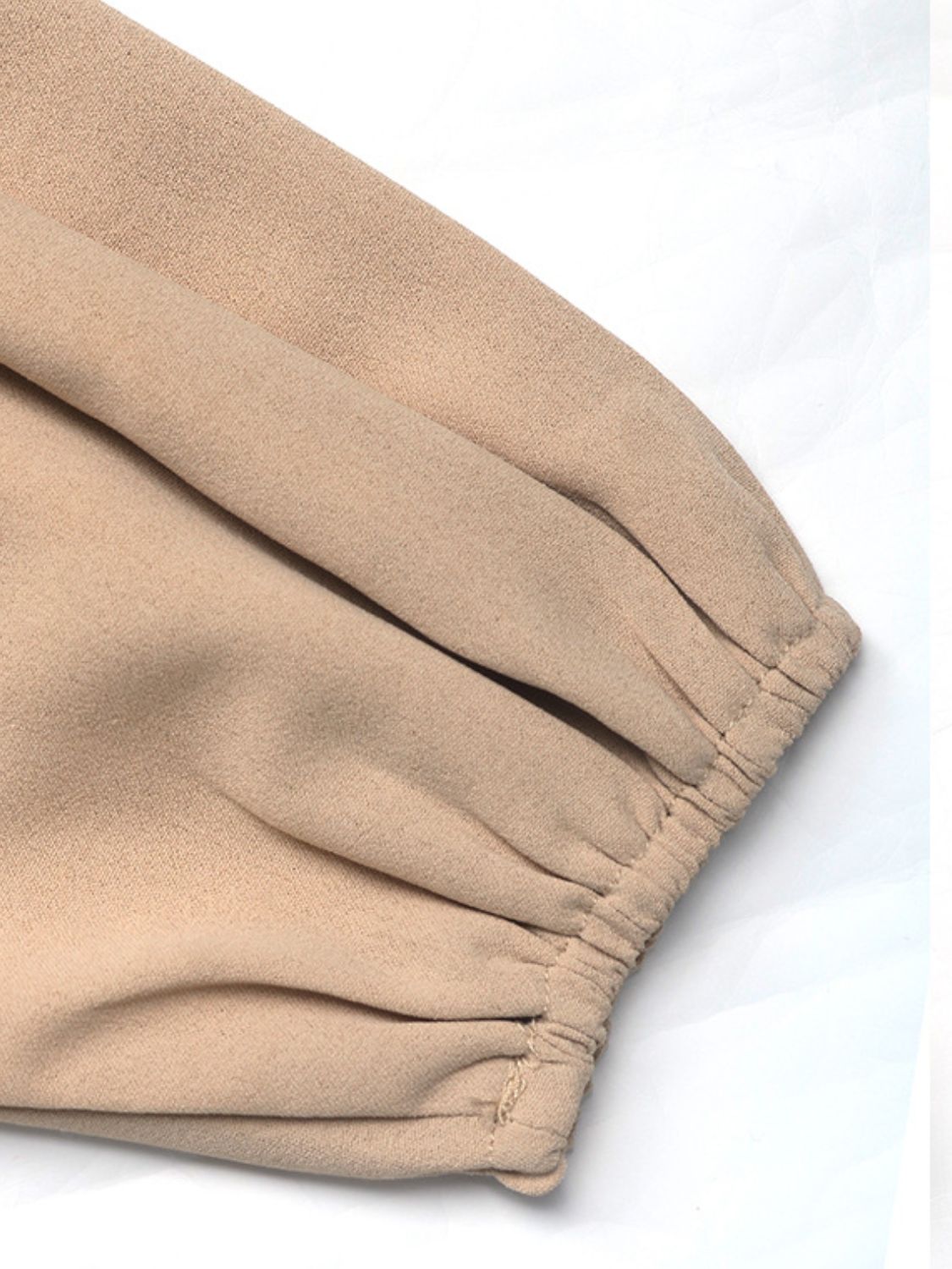 Perfee Frill Tie Neck Long Sleeve Blouse - Charming Charlie