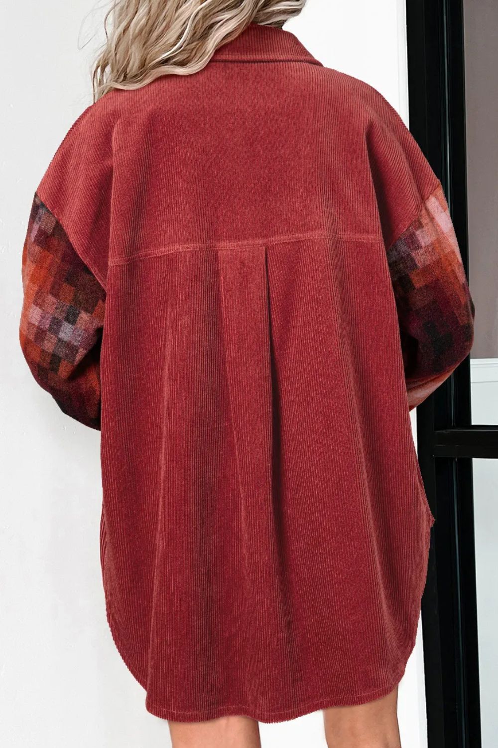 Button Up Long Sleeve Jacket - Charming Charlie