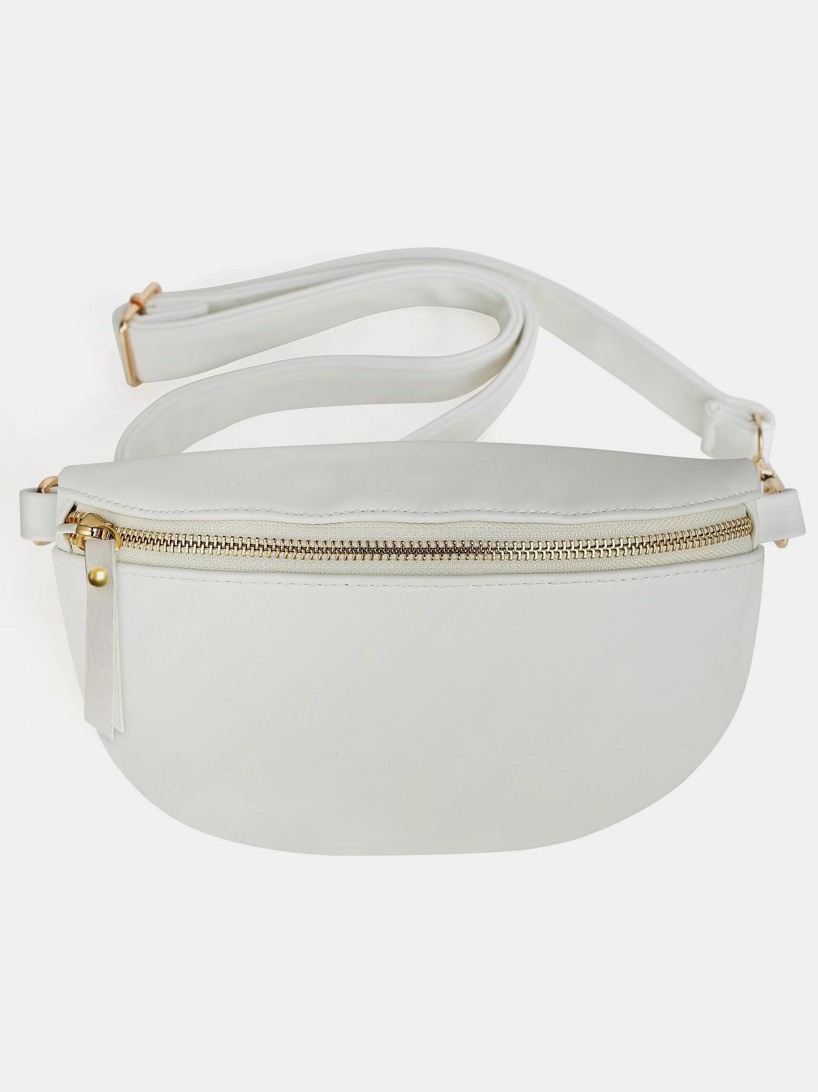 PU Leather Adjustable Strap Crossbody Bag - Charming Charlie