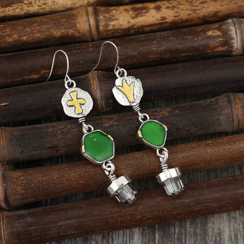 Alloy Asymmetric Earrings - Charming Charlie