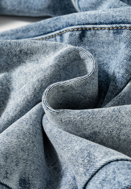 Washed Wide Leg Jeans with Pockets - Charming Charlie
