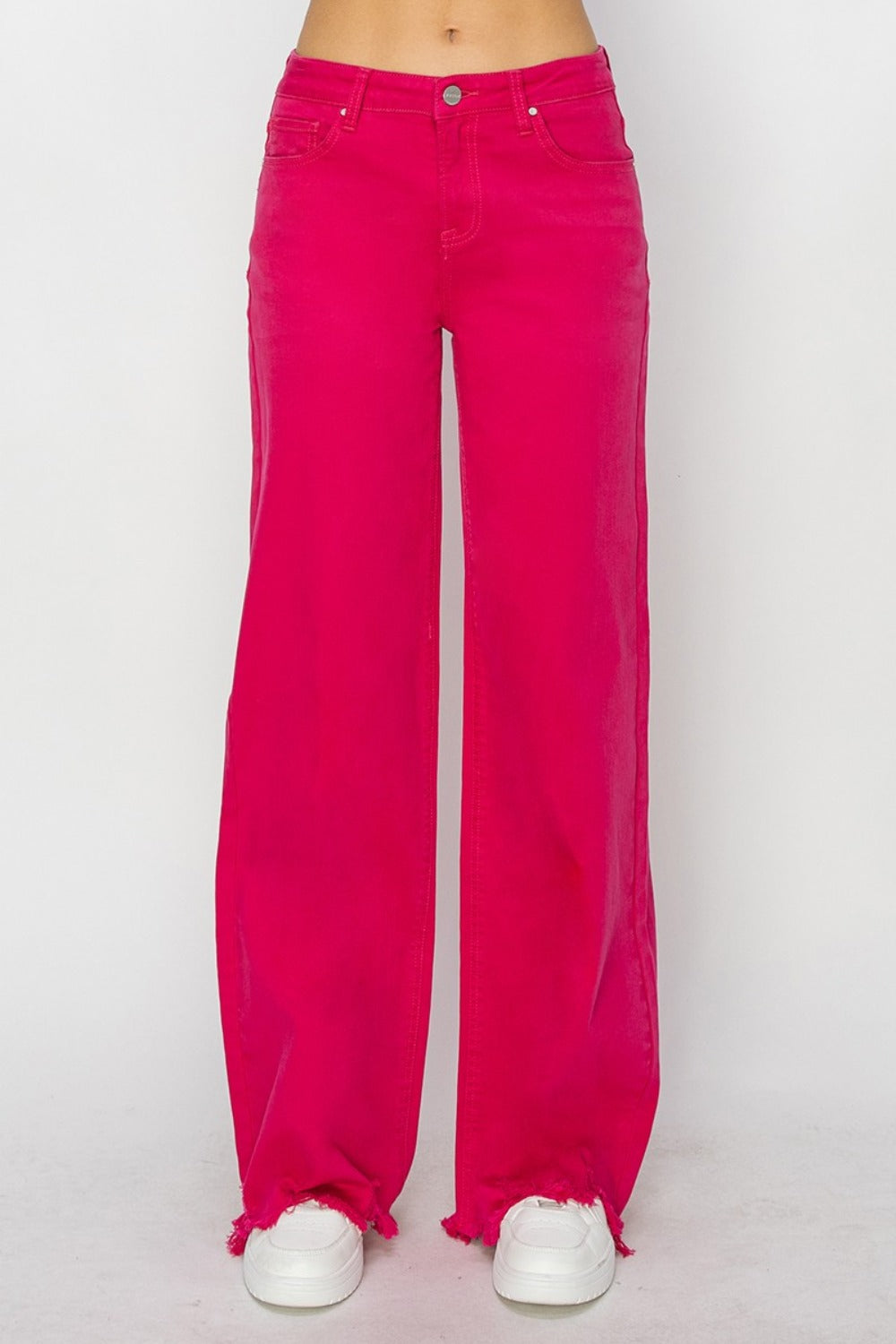 RISEN High Rise Wide Leg Jeans - Charming Charlie