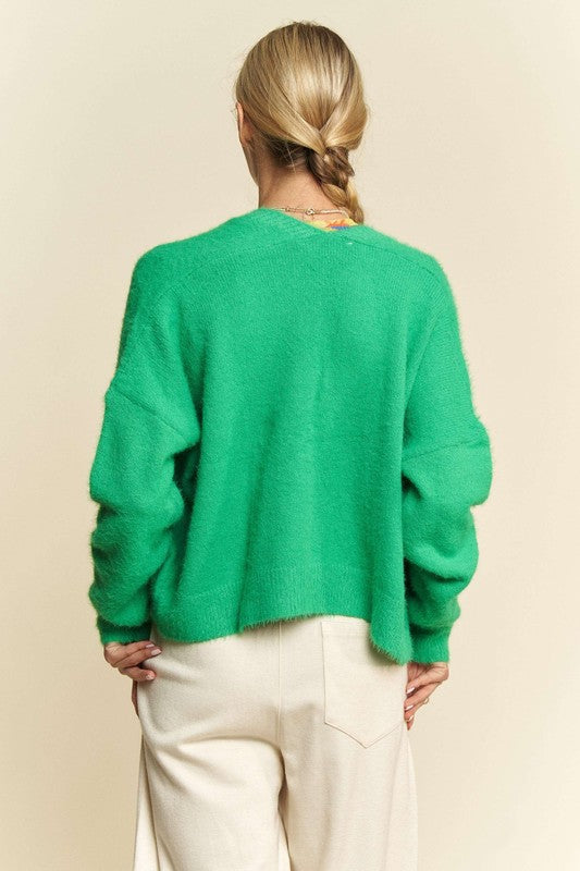Davi & Dani Open Front Drop Shoulder Cardigan - Charming Charlie