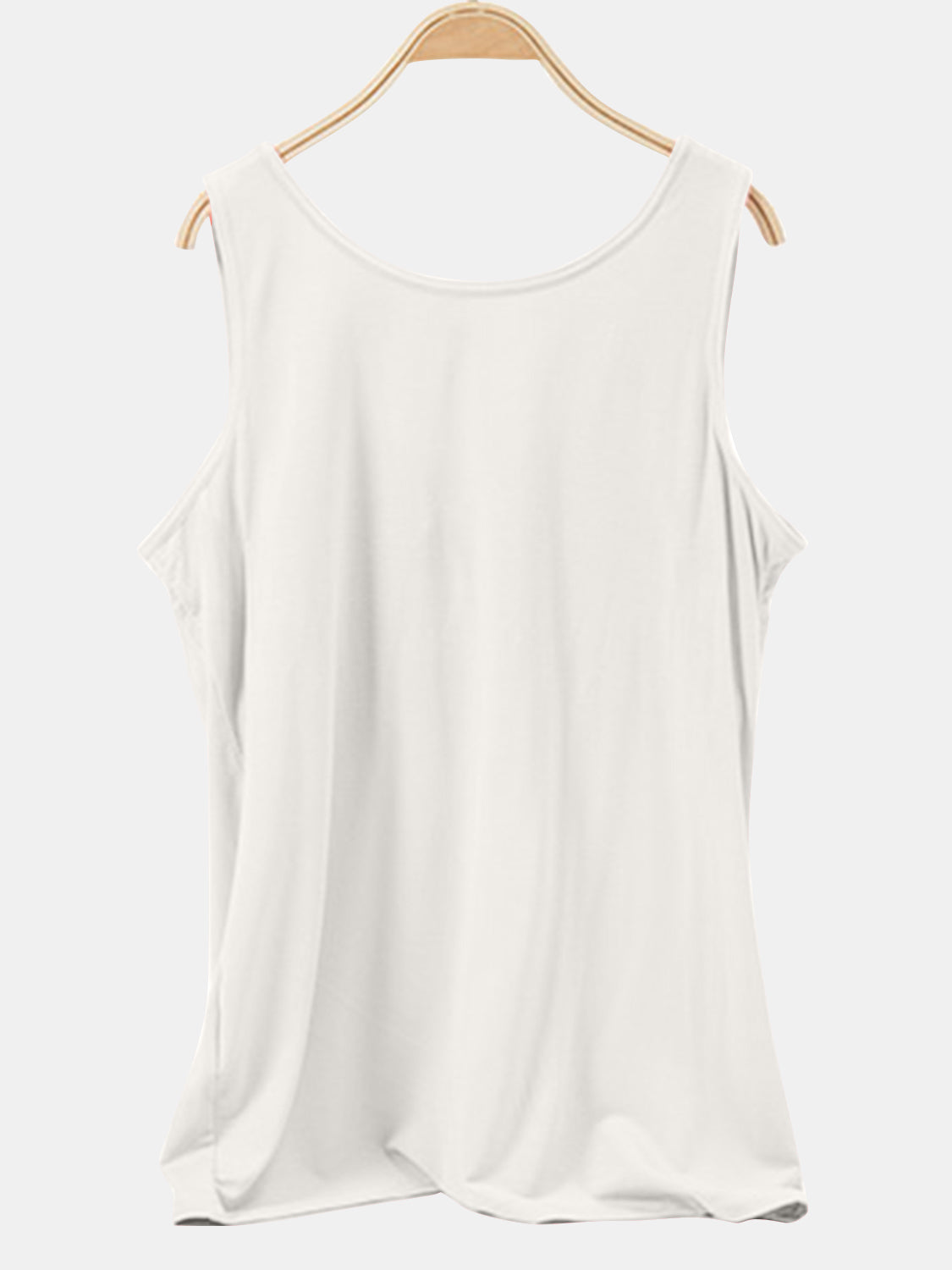 Scoop Neck Wide Strap Tank - Charming Charlie