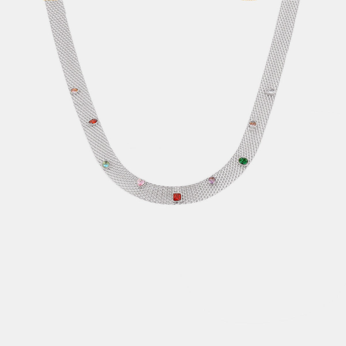 Titanium Steel Zircon Necklace - Charming Charlie
