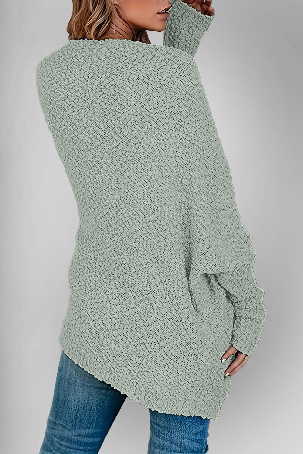 Double Take Pocketed Open Front Long Sleeve Cardigan - Charming Charlie
