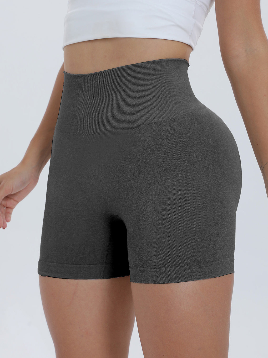 High Waist Active Shorts - Charming Charlie