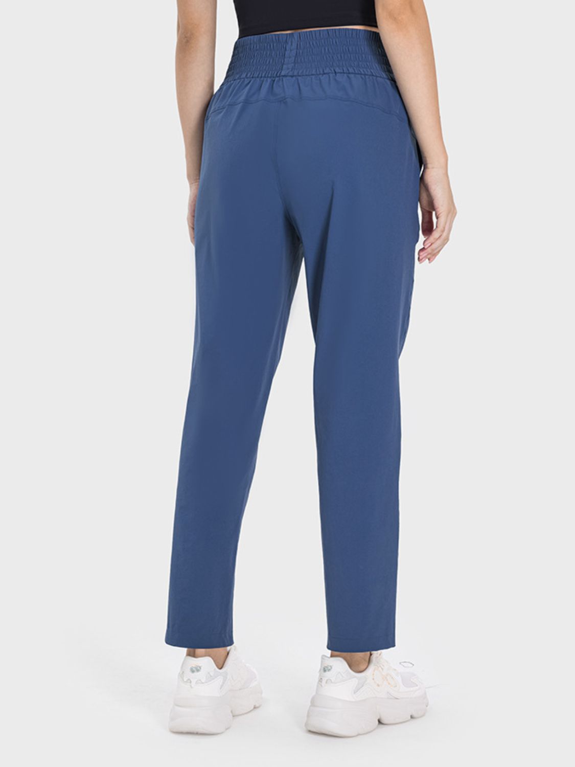 Pocketed High Waist Active Pants - Charming Charlie