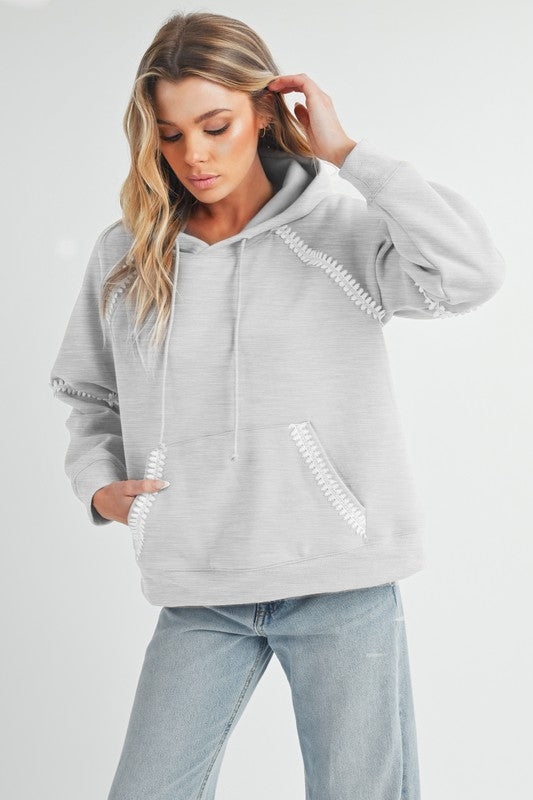 Aemi + Co One Shoulder Long Sleeve Knit Top