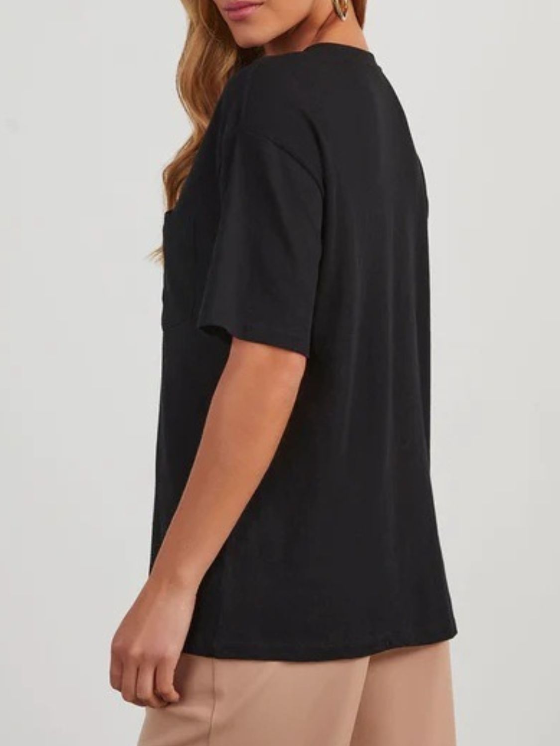 Round Neck Half Sleeve T-Shirt - Charming Charlie