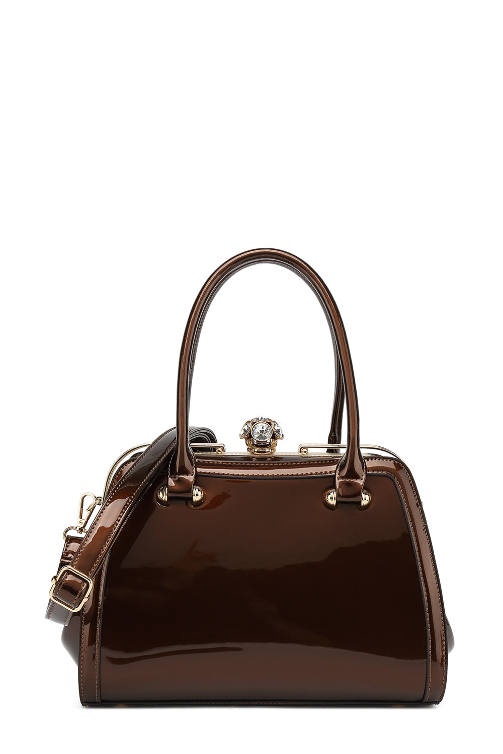 Frame Satchel Patent Leather - Charming Charlie