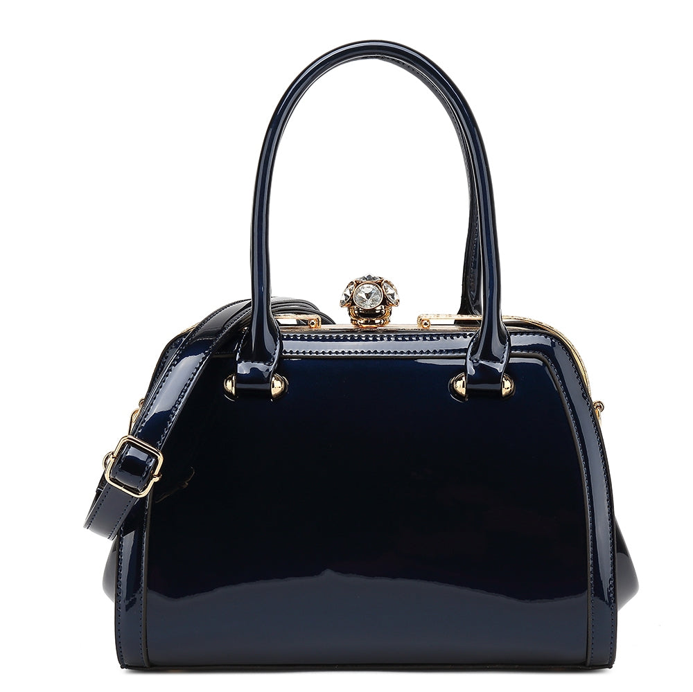 Frame Satchel Patent Leather - Charming Charlie