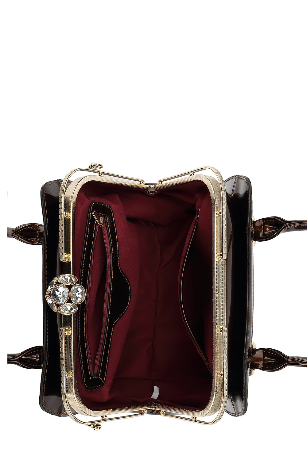 Frame Satchel Patent Leather - Charming Charlie