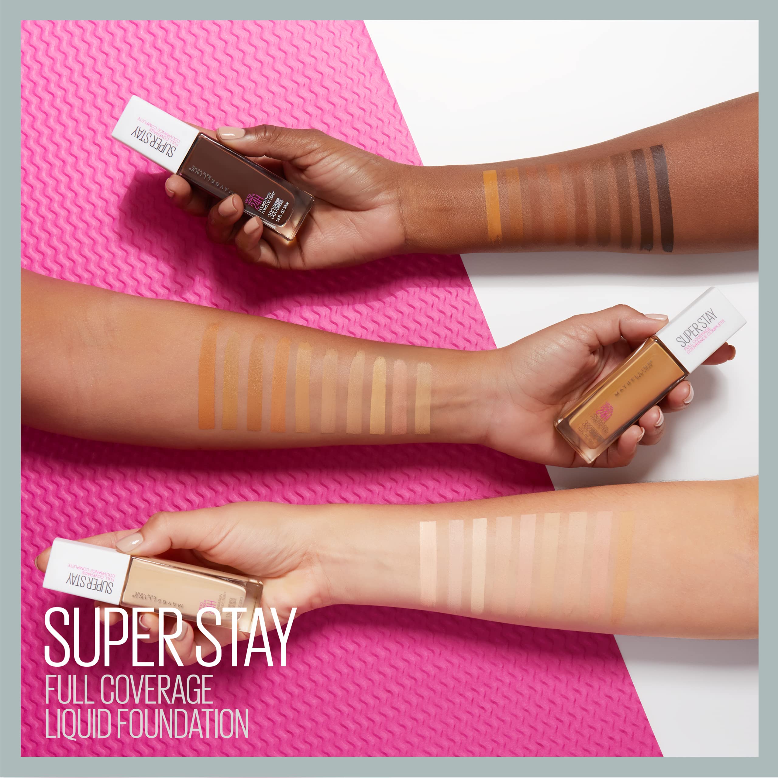Maybelline New York Super Stay Full Coverage Liquid Foundation Makeup, Espresso, 1 Fl Oz - Charming Charlie