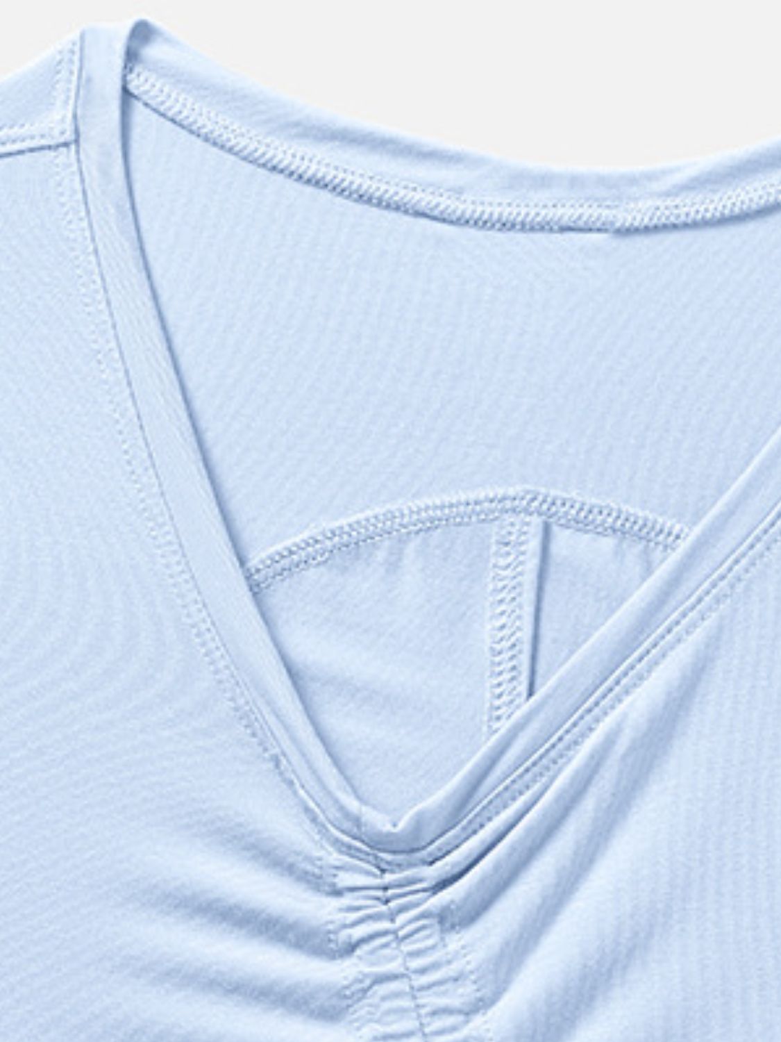 Drawstring Ruched Wide Strap Active Tank - Charming Charlie