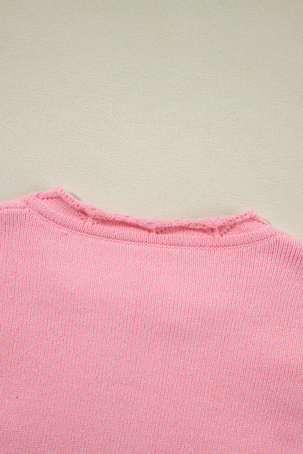 Daisy Notched Long Sleeve Sweater - Charming Charlie