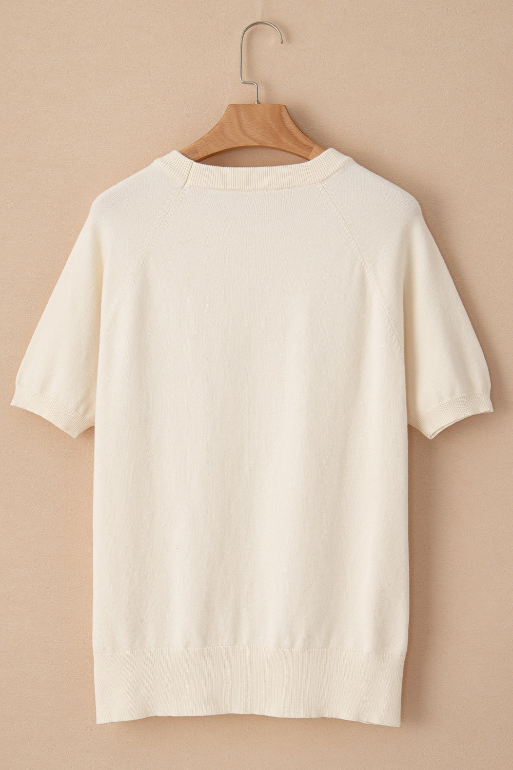 Daisy Round Neck Short Sleeve Knit Top - Charming Charlie
