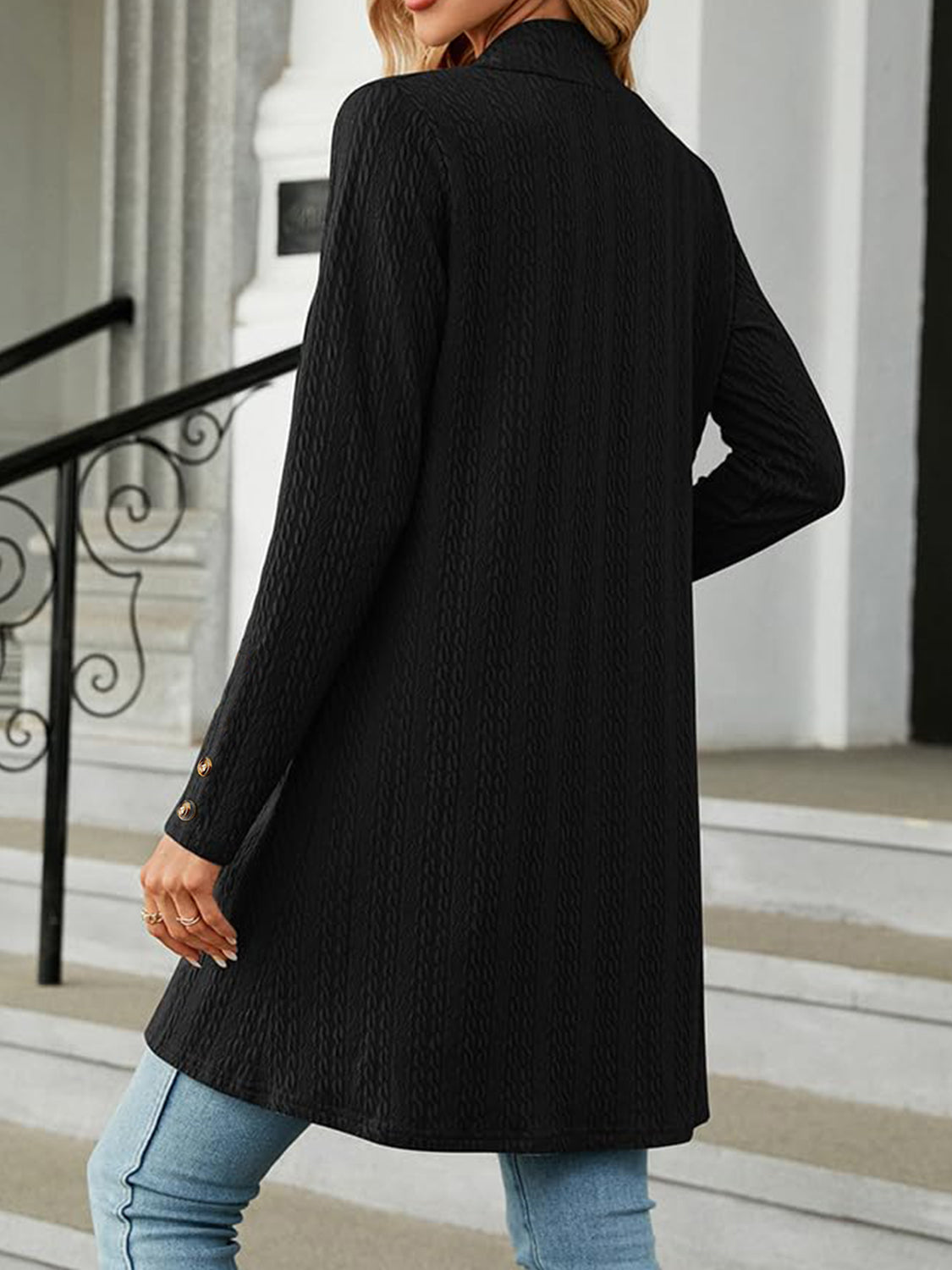 Open Front Long Sleeve Cardigan - Charming Charlie