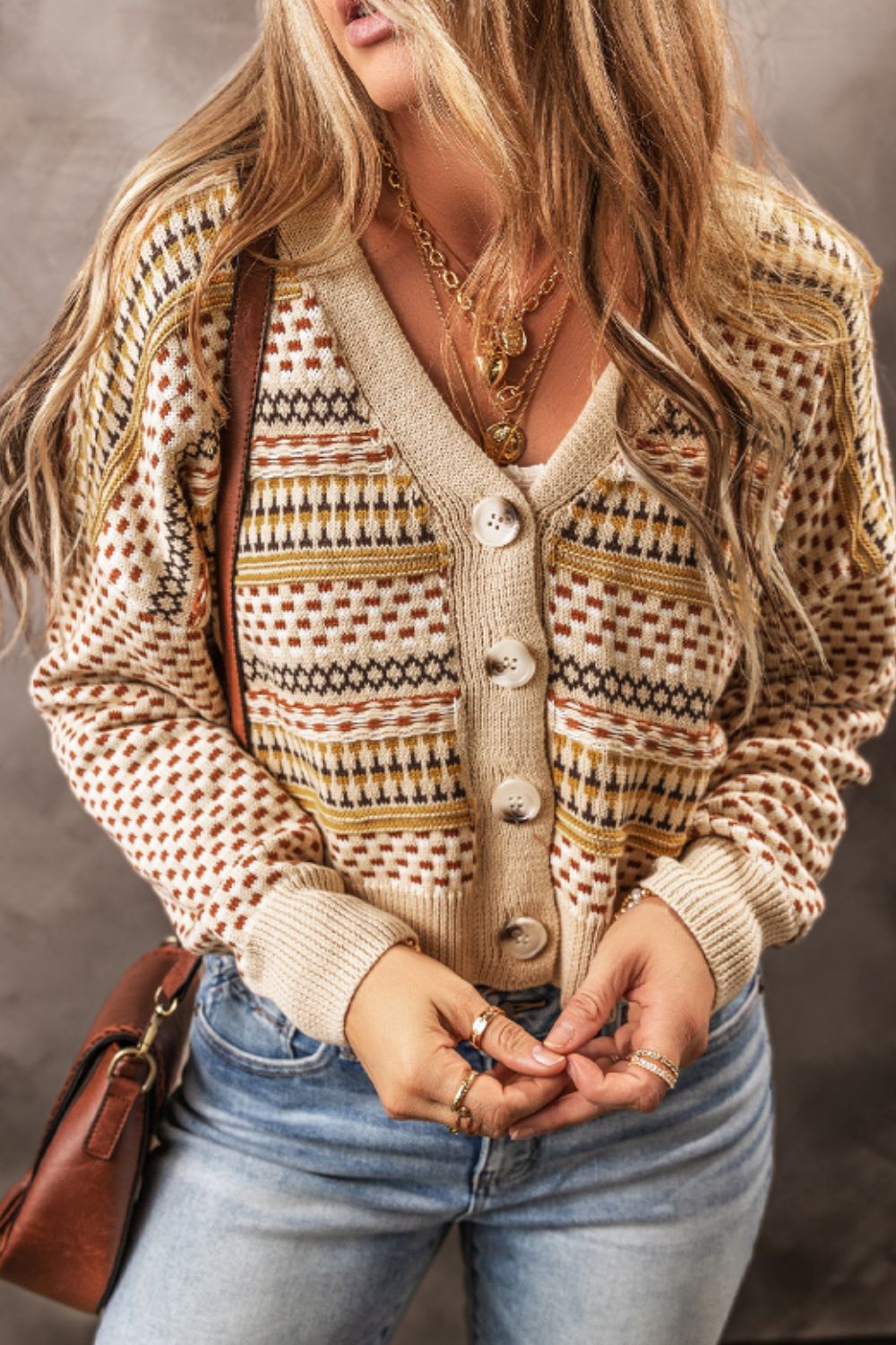 Button Down Long Sleeve Cardigan - Charming Charlie