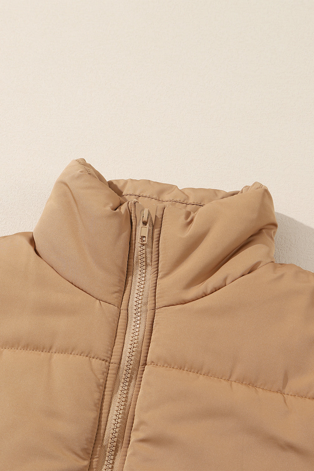 Zip Up Vest Coat with Pockets - Charming Charlie