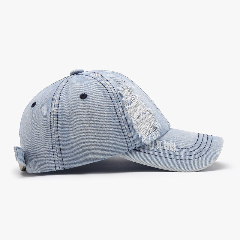 Distressed Cotton Baseball Cap - Charming Charlie