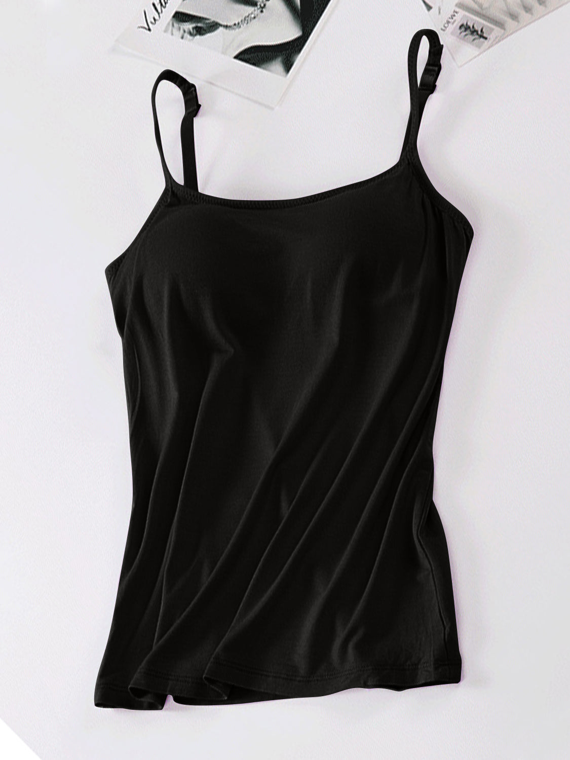 Scoop Neck Adjustable Strap Cami - Charming Charlie