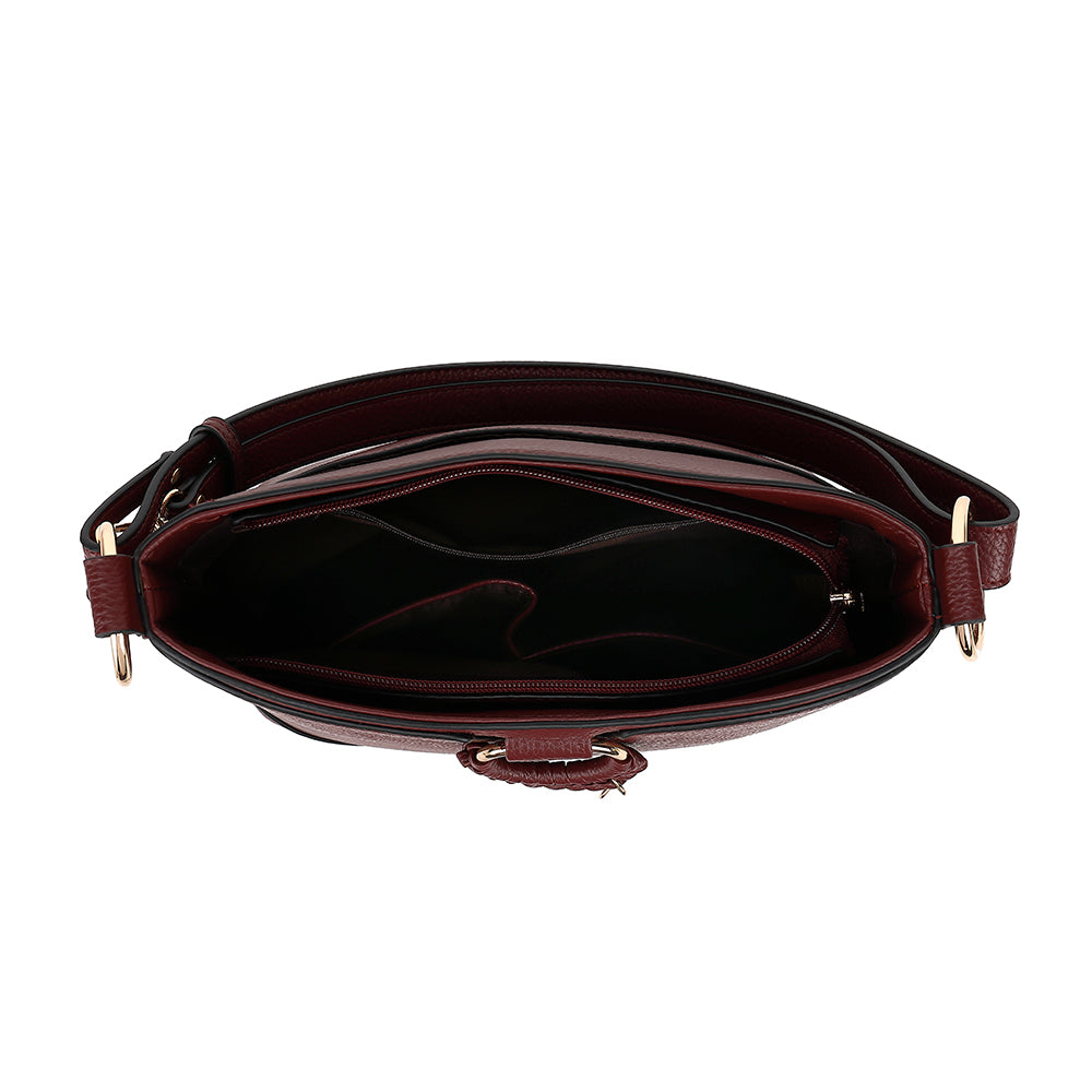 Triple Compartment Convertible Hobo - Charming Charlie